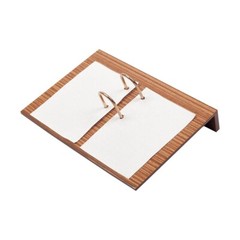 Wood Leather Desk Organizer Set Walnut Wood Combination Organizer Set- 11 PCS