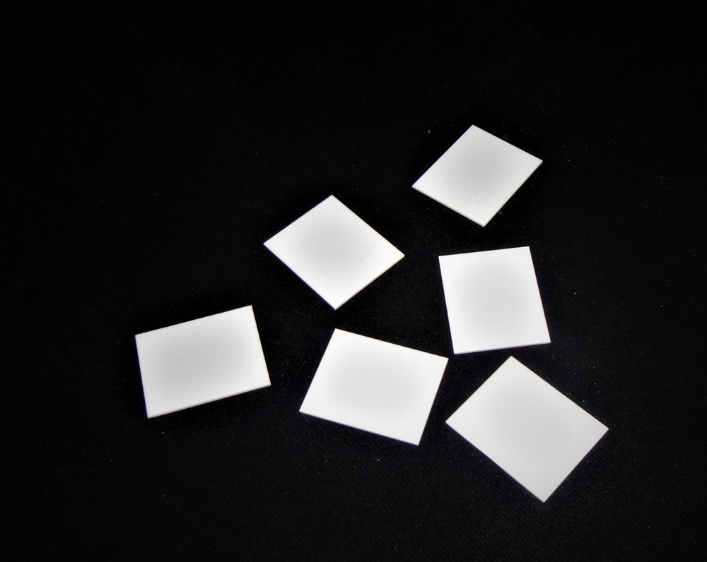 115 mm x 100 mm x 0.625 mm THICK ALUMINA CERAMIC SUBSTRATE 98.0 % No.: 514