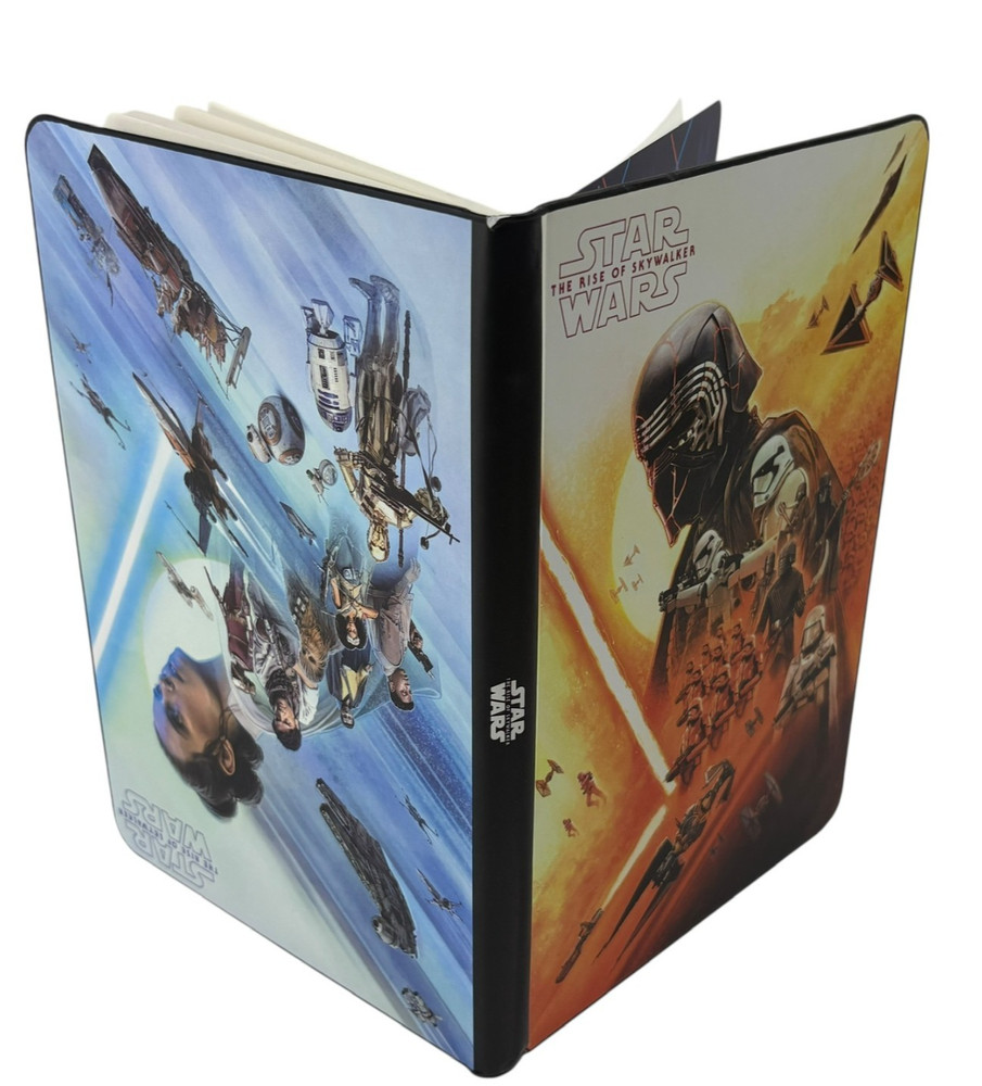 NEW Star Wars Rise of Skywalker Dual Hardcover Journal Rey Kylo Ren Dark v Light