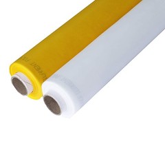 Silk Screen Printing Mesh 50″x1Yard – 100-300 Mesh, White & Yellow, Polyester