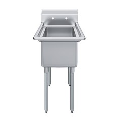 26 in. x 22 in. Stainless Steel One Compartment Sink. 16 in x 20 in x 12in Bowl