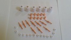 HITBOX 55A HBC5500 Plasma Cutter Consumables 40pcs Copper Extended
