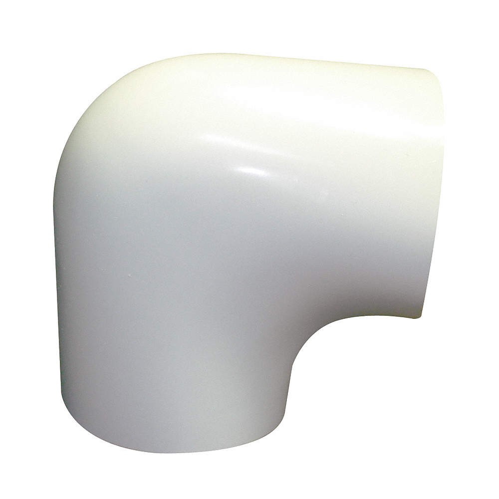 JOHNS MANVILLE 32840 Fitting Cover,90 Elbow,9-5/8 In Max,Wh 6TEF7