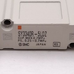 SMC SY3340-5LOZ Double Solenoid Valve 5-Port 3-Position, 24VDC Coil 0.2-0.7MPa