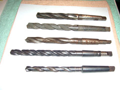 Lot 5 Morse Taper MT2 HSS Drill Bits Lathe Machinist Made USA 1/2″ – 25/32″