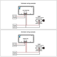 DC Volt AMP Meter Voltage Voltmeter Current Ammeter LED Digit Milli Micro uA mA