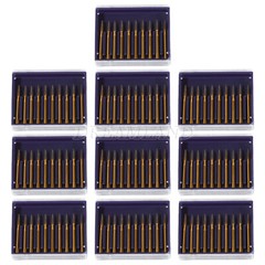 Dental Tungsten Carbide Gold Burs Trimming & Finishing & Polishing Flame FG7901