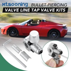 4PCS BPV-31 Bullet Piercing Valve Kit, Adjustable Line Tap Valve for Air Conditi