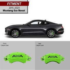 Caliper Covers 2015-2023 Mustang EcoBoost Powder Coated Set of 4