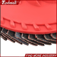Findmall 10 PCS 4-1/2″ x 7/8″ 40 Grits Type 29 Ceramic Grain Flap Sanding Discs