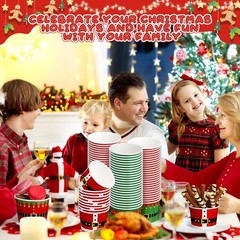 Zhehao 90 Pcs 9 oz Christmas 3.54 X 2.36 X 2.83 Inches, as picture shown