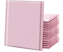 6×9 Baby Pink Bubble Poly Mailers 25 Pack Self Seal Padded Shipping Bags