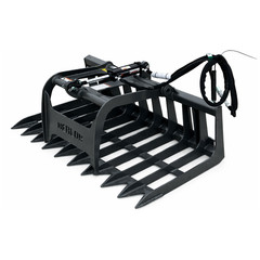 Berlon 60″ Compact Tractor Root Brush Grapple Attachment Fits John Deere Loader