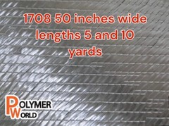 Fiberglass Repair Kit 2 Gal of Polyester Resin 1708x50x10 Yard Biaxial Cloth