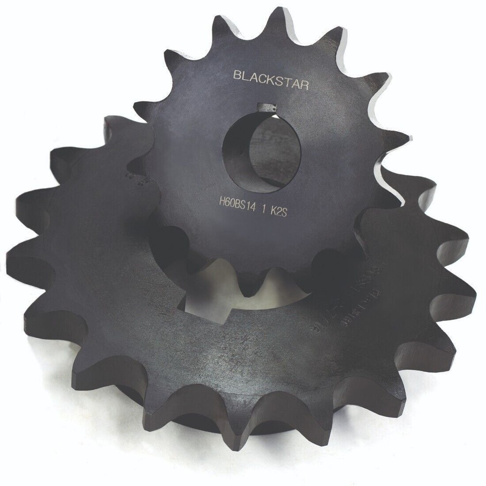 40BS12 x 1″ Steel Sprocket 12 Teeth 1.00″ Bore #40 Chain 2.166″ OD