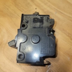 FPE Federal Pacific, 2-pole 40 Amp breaker. NA240 stab n lock red