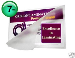 500/pk 7 Mil Prayer Cards size Hot Laminating Pouches 2-3/4 x 4-1/2, 2.75 x 4.5