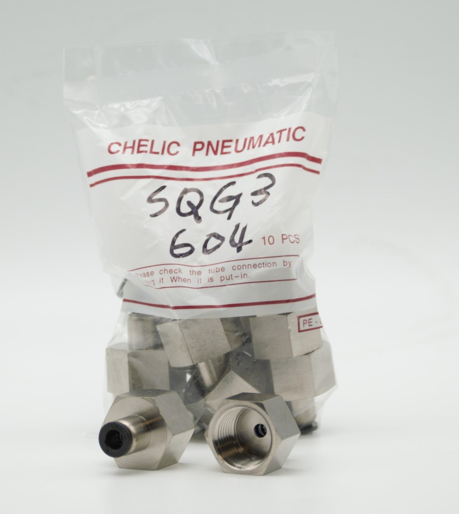 CHELIC SQG3 604 Ø06-1/2″ BSPT Female push to connector Fitting (10 PCS PER BAG)