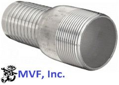 2″ NPT Aluminum Hose Barb KC King Combination Nipple for 2″ ID Hose SF200A