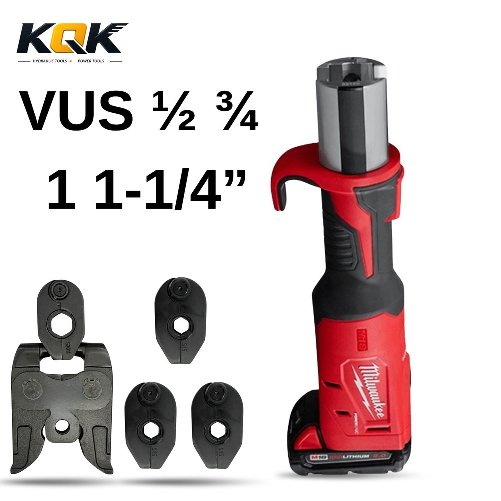 Fot Milwaukee M18 Universal Press Jaw Kit Copper pipe VUS1/2 3/4 1 1-1/4″