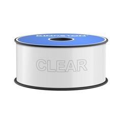 Kingston Premium Vinyl Label Tape, Clear, 2″ x 150′, Compatible with LabelTac…