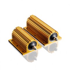 5W – 500W Golden Aluminium Load Resistor Wirewound Various Values 0.1 – 10K Ohm
