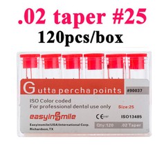 Dental Endo Gutta Percha Points Endodontic Obturation 02.04.06 Taper Easyinsmile