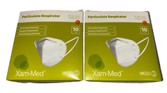 20 New Xam-Med Disposable PR-95-U002 / KN95-01-01 Particulate Masks PFE ≥ 95%