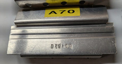 Lot of 25 Lista Aluminum Cabinet Drawer Dividers 2″ x 3-7/8″ D75-06 Stanley