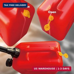 5-Pack Gas Can Vent Cap Kit – Yellow Vent Plugs for Old Style Fuel Jugs