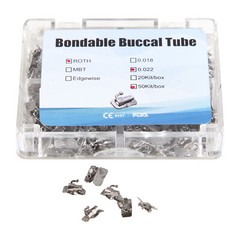5o set/box Dental Orthodontic Bondable Buccal Tube Roth 022 1st molar CE&FDA