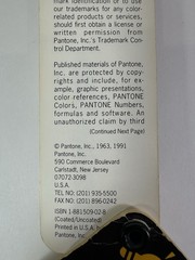 Pantone 1993-1994 Color Selector 1000 Coated Matching System