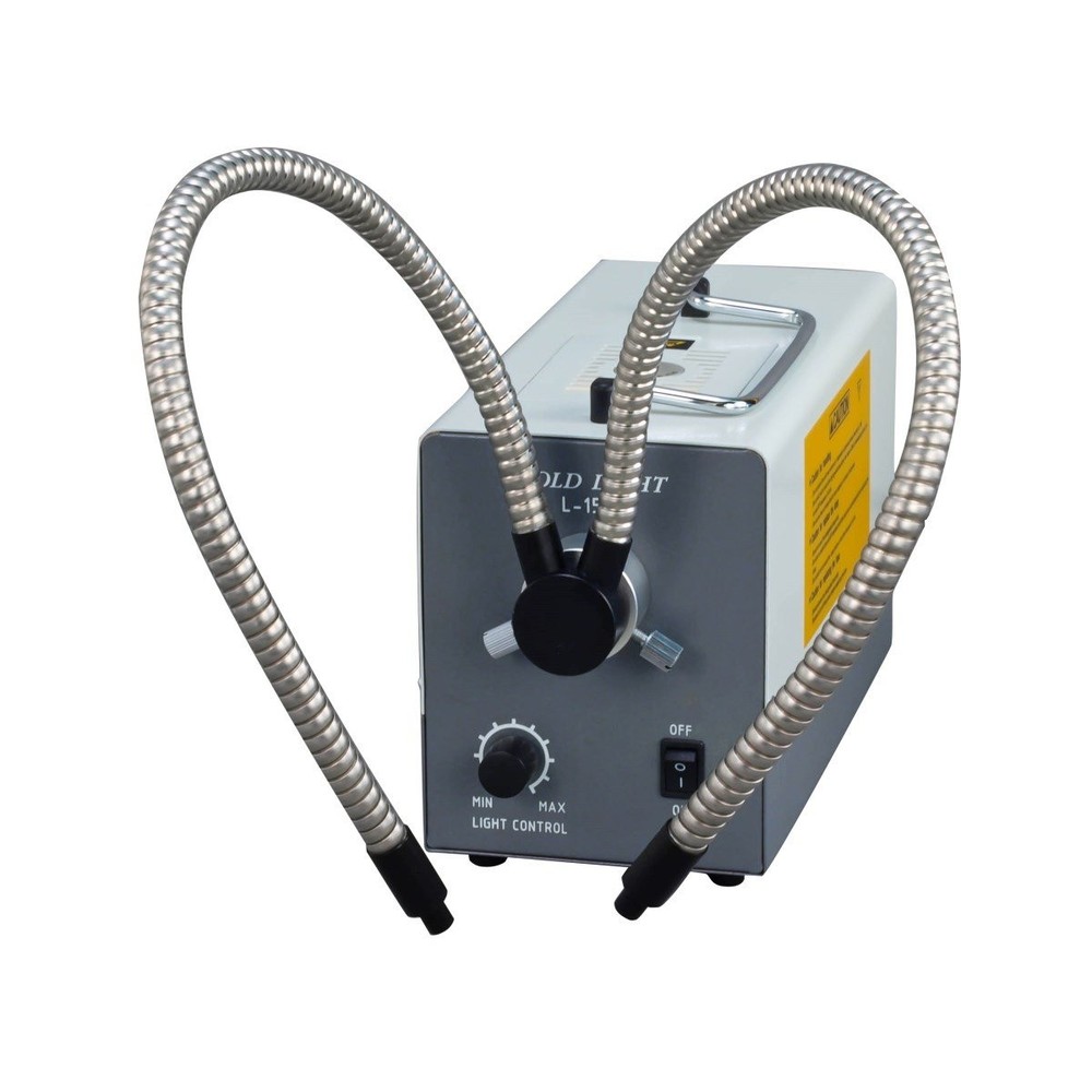 OMAX A12CY 150W Dual Fiber Cold Gooseneck Fiber Light, Y-Type Design with Dual F