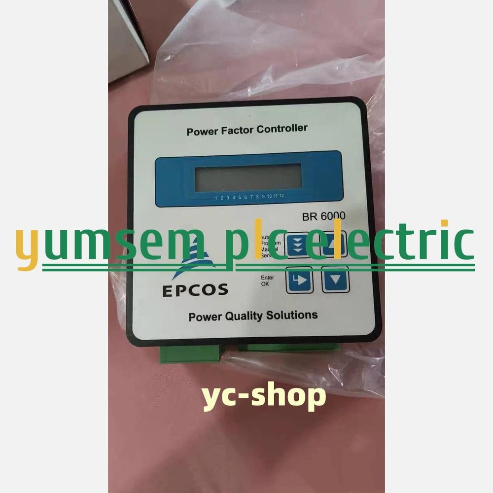 New BR6000-R12 Power Factor Controller Fast Shipping via FedEx or DHL