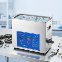 VEVOR Ultrasonic Cleaner 6L-Class Ultrasonic Parts Cleaner 40kHz for Jewelry