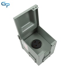 30 Amp 250 Volt NEMA 6-30R Outlet Box, Enclosed Weatherproof Outdoor Electrical