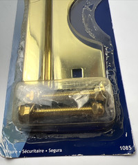 FIRST WATCH Latch Guard 1085 Polished Brass Out Swing Doors Only NEW