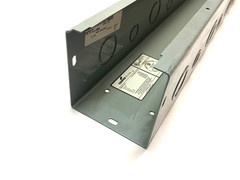 Cooper B-Line 4436G Straight Lay-In Wireway Section 4″ x 4″ x 36″ Gray NO COVER
