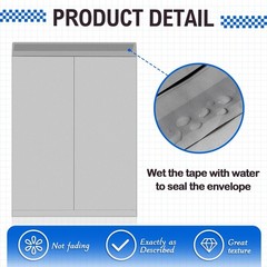 50 Pcs 14” x 18” Extra Large Mailing Envelopes 32lb with Gummed Flaps, Cata…