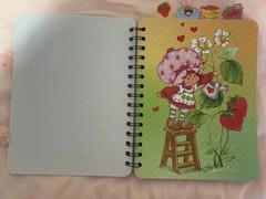 STRAWBERRY SHORTCAKE Journal, Scratch n Stiff/Glitter Stickers, & Pencils