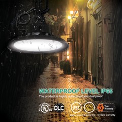 2 PACK 150W UFO LED High Bay Warehouse Light Dimmable Grade Shop Light Fixtures