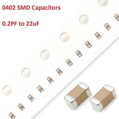 6.3V 10V 16V 25V 50V 0402 SMD/SMT Capacitors Range (0.2PF to 22uF) Ceramic MLCC