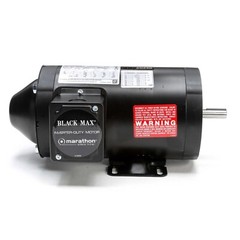 Marathon Y535 Electric Motor 1 HP 1800 Rpm 3PH 230/460 Volt 56C Black Max