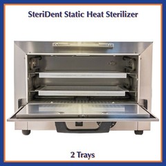 NEW STAINLESS STEEL Steri-Dent Model 200 FDA Dry Heat Sterilizer 8375 /201000-SD