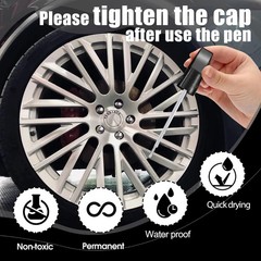 Matte Black Rim Touch Up Paint Wheel Repair Kit Curb Rash, Quick And Easy Wh…
