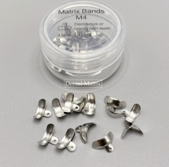 Dental Sectional Contoured System Matrix Bands M4 Metal Matrices Refill 50pcs