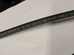 Carol 01778 #6awg Premium Carolprene Welding/Battery Cable 105C/600V Black /25ft