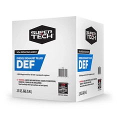 (4 pack) Super Tech DEF 2.5 Gallon – for Diesel Fuel Vehicles with SCR Selective