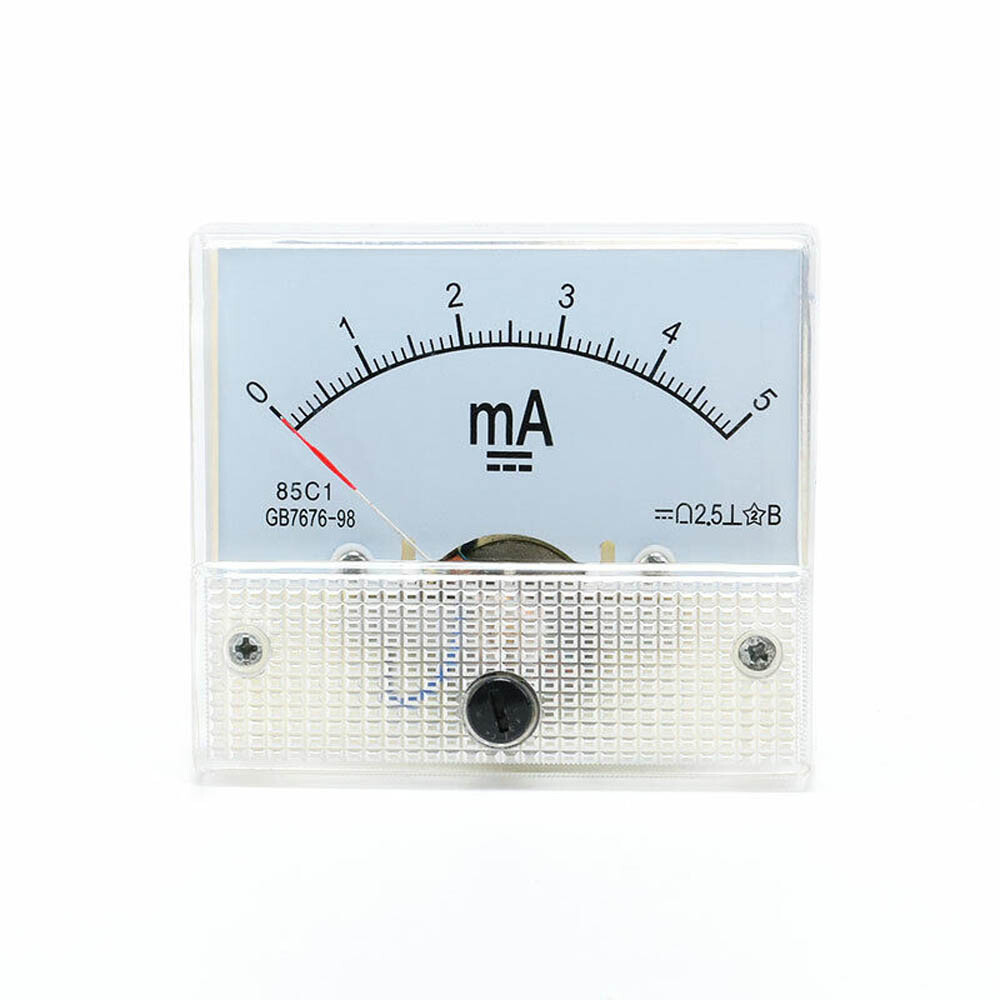 Analog Amp Panel Meter 2-30A 10-50V DC Ammeter Current Voltmeter Voltage 85C1