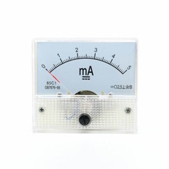 Analog Amp Panel Meter 2-30A 10-50V DC Ammeter Current Voltmeter Voltage 85C1